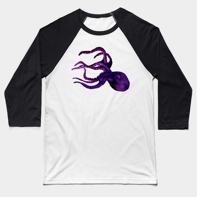 Octopus Baseball T-Shirt by MiNuRa